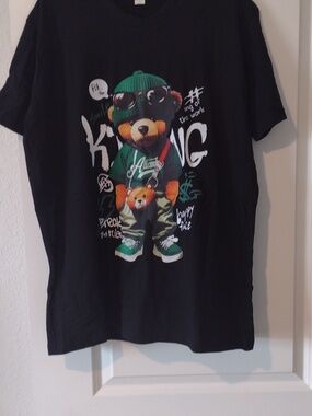 Teddy Bear Graphic Tee New